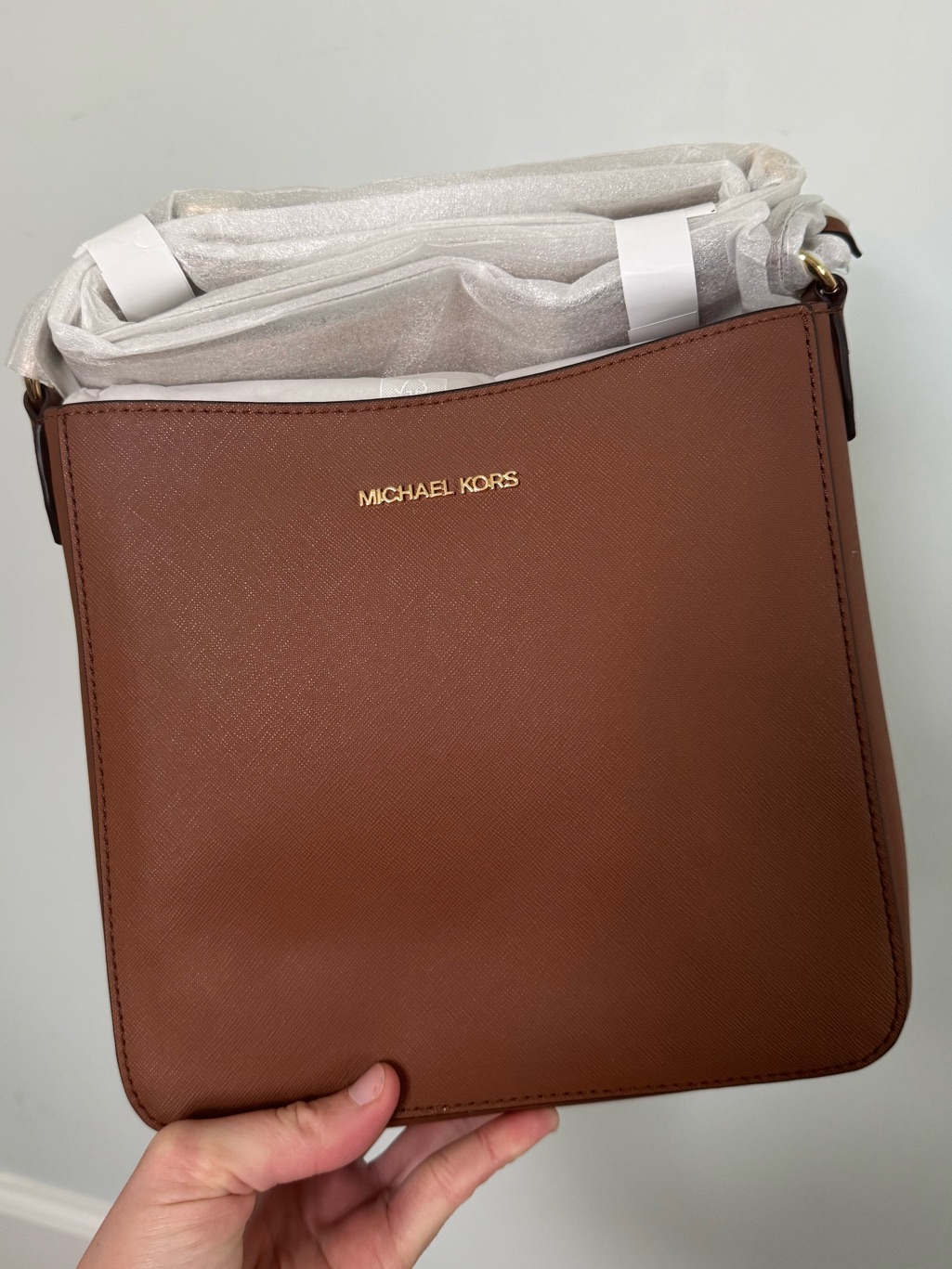 Michael Kors Jet Set Travel Crossbody, Brown